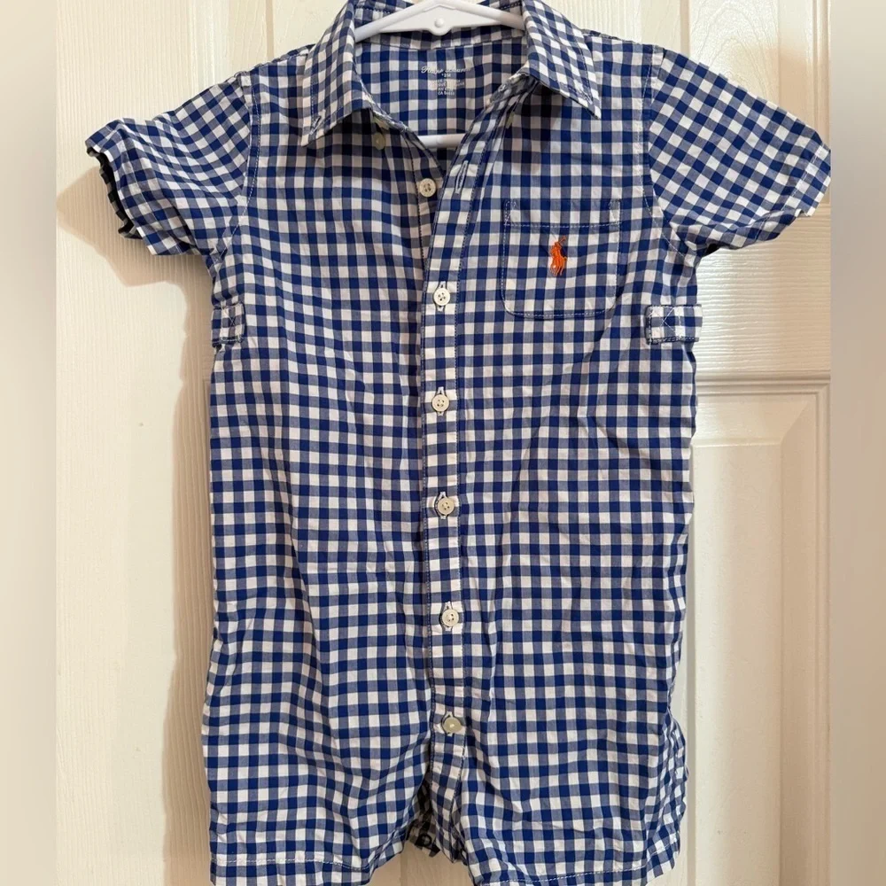 Ralph Lauren Gingham Romper